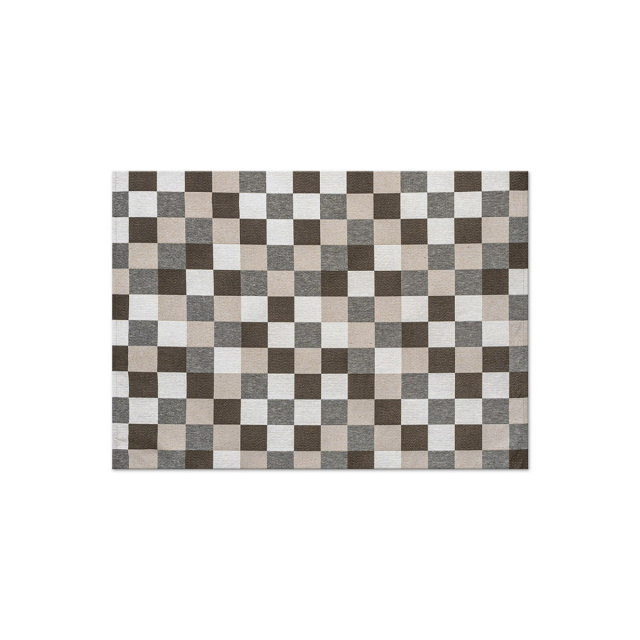 Tapete em Tecido Jacquard com Látex 2,00 m x 2,50 m - Pixel Caramelo