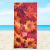 Toalha de Praia ou Piscina Coleção Brisa Estampada - Floral