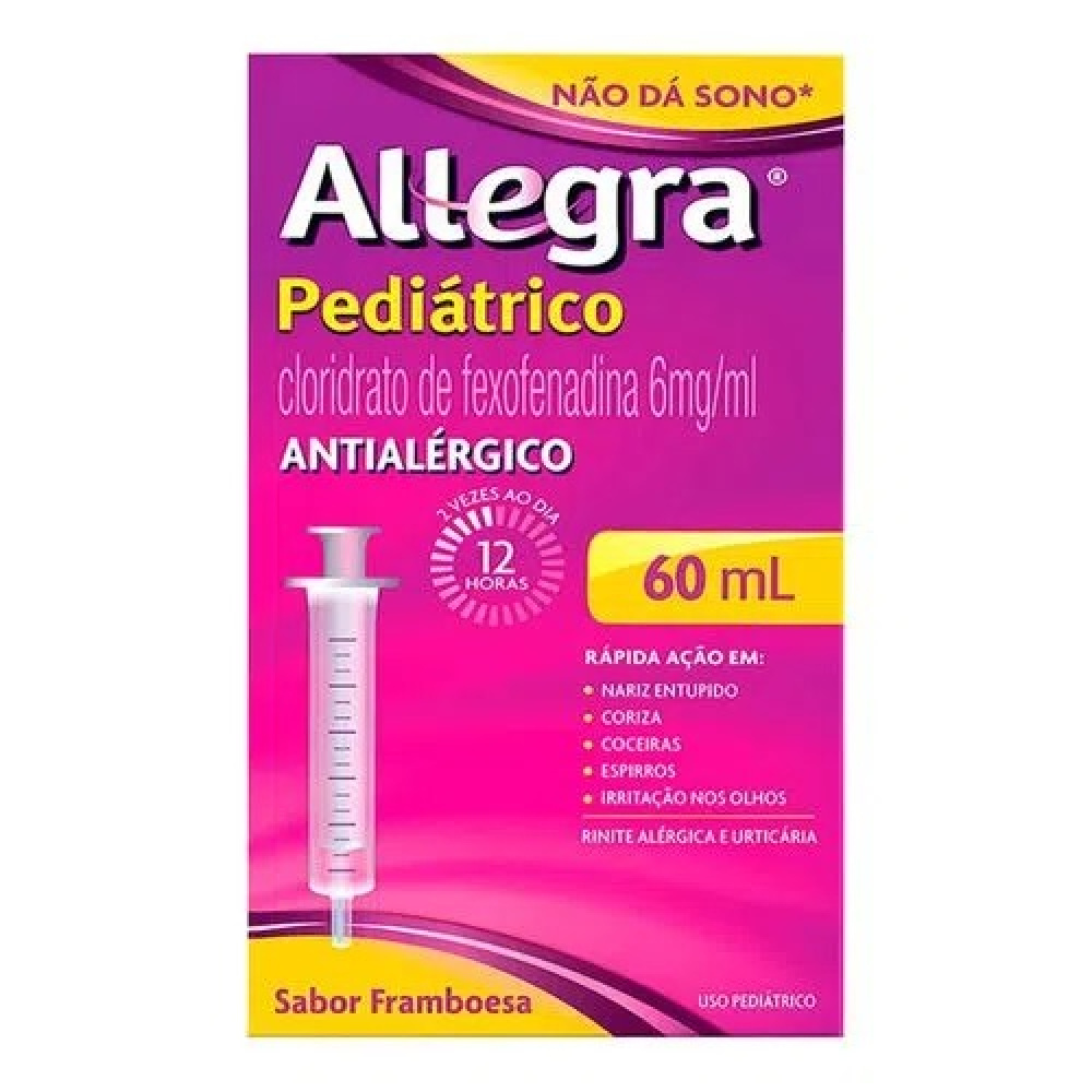 Comprar Allegra 6mg Pediátrico 60ml Sanofi