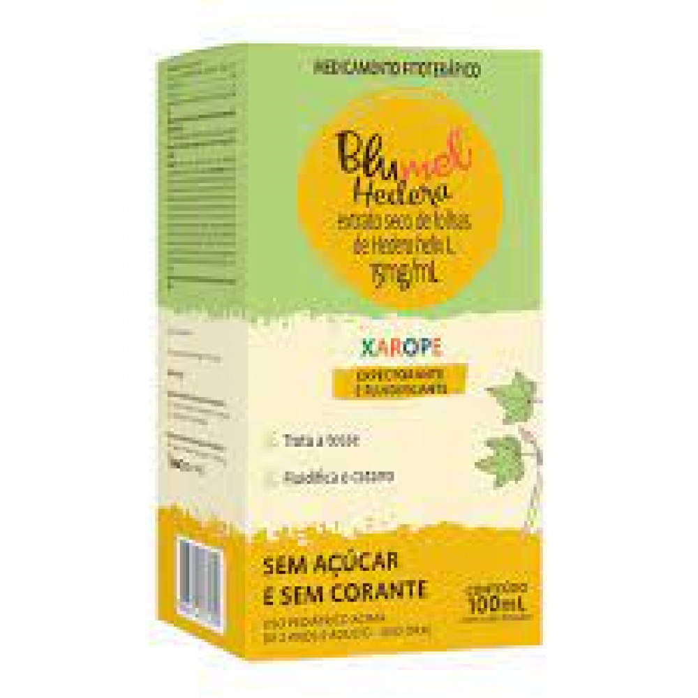 Expectorante Blumel 15mg/ml Hedera Xarope Infantil 100ml - Drogaria Mc