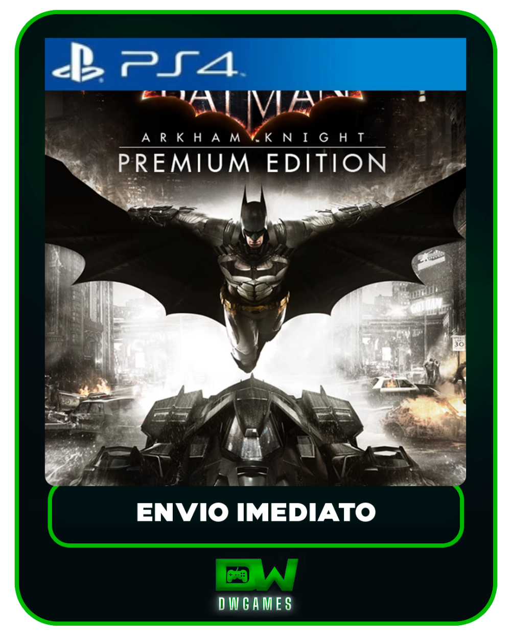 Batman : Arkham Knight - PS4 - Batman - Edição Padrão - Mídia Digital ...