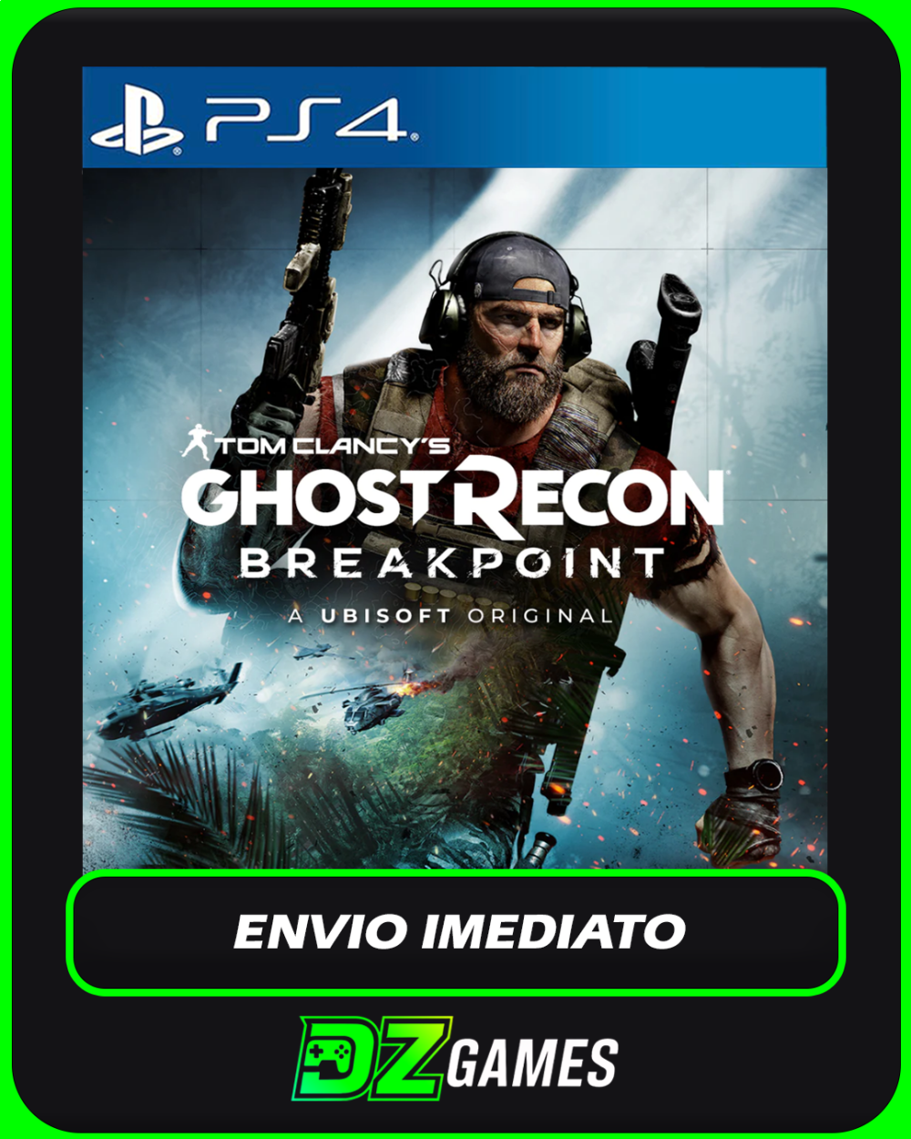 Ghost Recon Breakpoint - Edição Padrão - PS4 - Mídia Digital - DZ GAMES