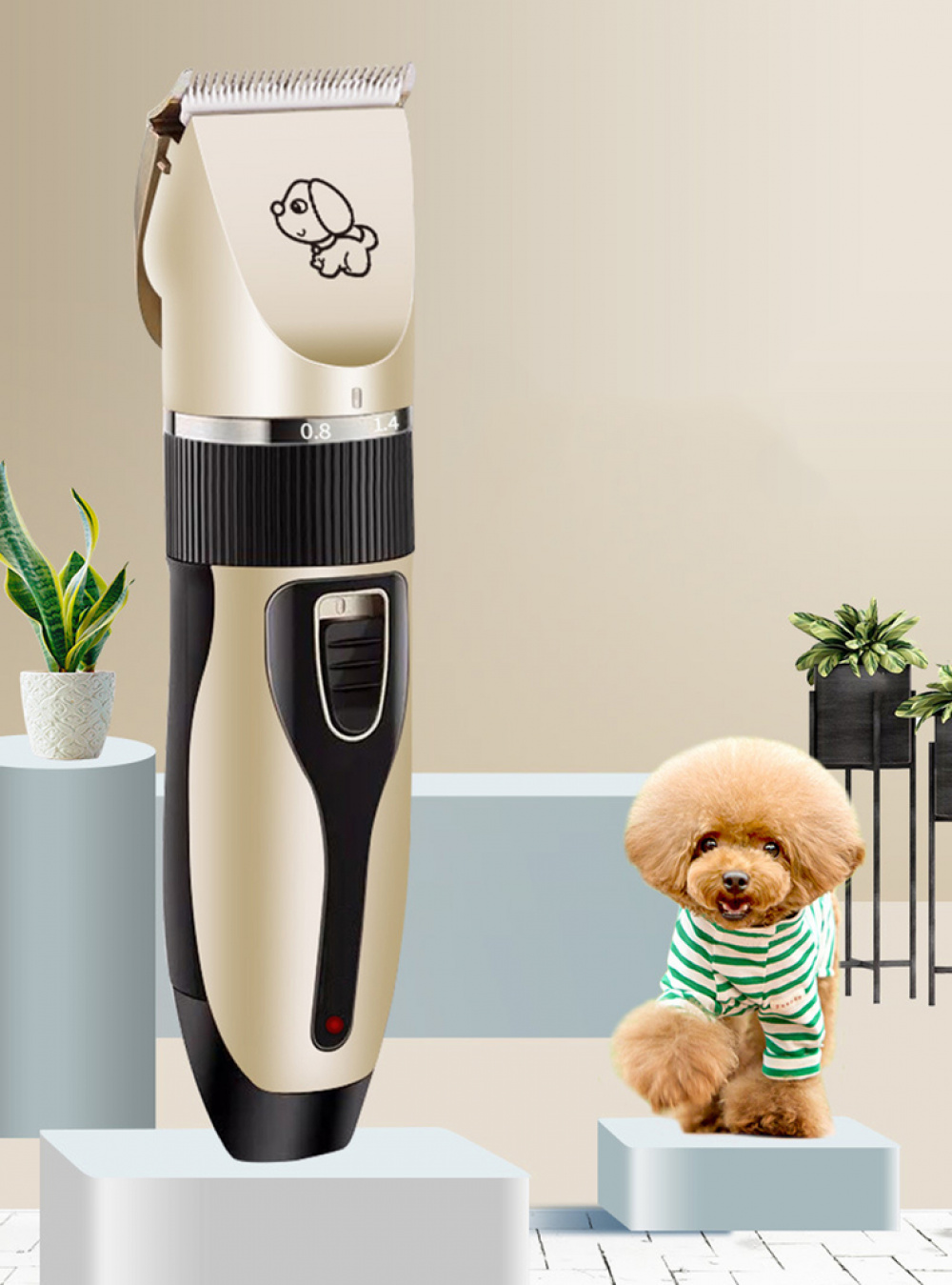 Máquina De Tosa Profissional Eba Pets