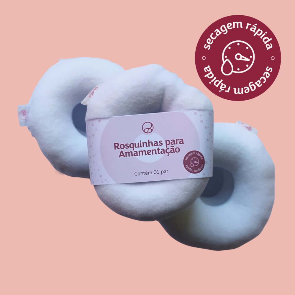 Rosquinhas de amamentação - kit com 3 pares - Ecomãe