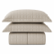 Cobre Leito Casal Padrão com 2 Porta Travesseiros Matelassê Percal 300 fios Basic Bege