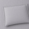 Cobre Leito Casal Queen com 2 Porta Travesseiros Matelassê Percal 300 fios Basic Cinza
