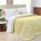 Cobre Leito Cloe 200 Fios 100% Algodão 03 Peças Queen Amarelo