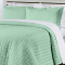 Cobre Leito Glass 200 Fios 100% Algodão Solteiro King Verde