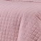 Cobre Leito Glass 200 Fios 100% Algodão Super King Rosa Chá