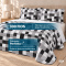 Colcha Cobre Leito Casal Luna Micropercal 300 Fios Matelado Estampado com 2 Porta-Travesseiros - Estampa 002