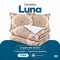 Colcha Cobre Leito Casal Luna Micropercal 300 Fios Matelado Estampado com 2 Porta-Travesseiros - Estampa 005