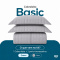 Colcha Cobre Leito Casal Queen Basic Micropercal 400 Fios Matelado com 2 Porta-Travesseiros - Cinza