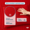 Colcha Cobre Leito Casal Queen Basic Micropercal 400 Fios Matelado com 2 Porta-Travesseiros - Vermelho
