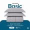 Colcha Cobre Leito King Basic Micropercal 400 Fios Matelado com 2 Porta-Travesseiros - Cinza