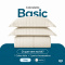 Colcha Cobre Leito King Basic Micropercal 400 Fios Matelado com 2 Porta-Travesseiros - Marfim