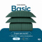 Colcha Cobre Leito King Basic Micropercal 400 Fios Matelado com 2 Porta-Travesseiros - Verde