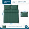 Colcha Cobre Leito King Basic Micropercal 400 Fios Matelado com 2 Porta-Travesseiros - Verde