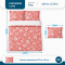 Colcha Cobre Leito King Luna Micropercal 300 Fios Matelado Estampado com 2 Porta-Travesseiros - Estampa 003