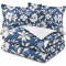 Colcha Cobre Leito King Luna Micropercal 300 Fios Matelado Estampado com 2 Porta-Travesseiros - Estampa 004