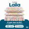 Colcha Cobre Leito Laila Casal 400 Fios Estampada com Babado e Porta-Travesseiro - 03