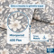 Colcha Cobre Leito Laila Casal 400 Fios Estampada com Babado e Porta-Travesseiro - 06