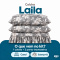 Colcha Cobre Leito Laila Casal 400 Fios Estampada com Babado e Porta-Travesseiro - 06