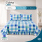 Colcha Cobre Leito Laila King 400 Fios Estampada com Babado e Porta-Travesseiro - 04
