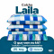 Colcha Cobre Leito Laila King 400 Fios Estampada com Babado e Porta-Travesseiro - 04