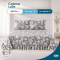 Colcha Cobre Leito Laila King 400 Fios Estampada com Babado e Porta-Travesseiro - 06