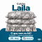 Colcha Cobre Leito Laila King 400 Fios Estampada com Babado e Porta-Travesseiro - 06