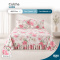 Colcha Cobre Leito Laila Queen 400 Fios Estampada com Babado e Porta-Travesseiro - 02