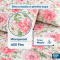 Colcha Cobre Leito Laila Queen 400 Fios Estampada com Babado e Porta-Travesseiro - 02