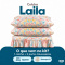 Colcha Cobre Leito Laila Queen 400 Fios Estampada com Babado e Porta-Travesseiro - 03