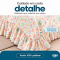 Colcha Cobre Leito Laila Queen 400 Fios Estampada com Babado e Porta-Travesseiro - 03