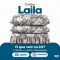 Colcha Cobre Leito Laila Queen 400 Fios Estampada com Babado e Porta-Travesseiro - 06