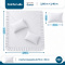 Colcha Cobre Leito Laila Queen 400 Fios Lisa com Babado e Porta-Travesseiro - Branco
