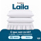 Colcha Cobre Leito Laila Queen 400 Fios Lisa com Babado e Porta-Travesseiro - Branco