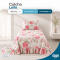 Colcha Cobre Leito Laila Solteiro 400 Fios Estampada com Babado e Porta-Travesseiro - 02