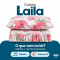 Colcha Cobre Leito Laila Solteiro 400 Fios Estampada com Babado e Porta-Travesseiro - 02