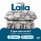 Colcha Cobre Leito Laila Solteiro 400 Fios Estampada com Babado e Porta-Travesseiro - 06