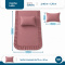 Colcha Cobre Leito Laila Solteiro 400 Fios Lisa com Babado e Porta-Travesseiro - Rosê