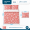 Colcha Cobre Leito Queen Luna Micropercal 300 Fios Matelado Estampado com 2 Porta-Travesseiros - Estampa 003