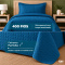 Colcha Cobre Leito Solteiro Basic Micropercal 400 Fios Matelado com 1 Porta-Travesseiro - Marinho