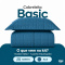 Colcha Cobre Leito Solteiro Basic Micropercal 400 Fios Matelado com 1 Porta-Travesseiro - Marinho