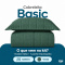 Colcha Cobre Leito Solteiro Basic Micropercal 400 Fios Matelado com 1 Porta-Travesseiro - Verde