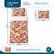Colcha Cobre Leito Solteiro Luna Micropercal 300 Fios Matelado Estampado com 1 Porta-Travesseiro - Estampa 001