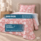Colcha Cobre Leito Solteiro Luna Micropercal 300 Fios Matelado Estampado com 1 Porta-Travesseiro - Estampa 003
