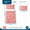Colcha Cobre Leito Solteiro Luna Micropercal 300 Fios Matelado Estampado com 1 Porta-Travesseiro - Estampa 003