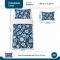 Colcha Cobre Leito Solteiro Luna Micropercal 300 Fios Matelado Estampado com 1 Porta-Travesseiro - Estampa 004