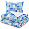 Colcha Cobre Leito Solteiro Luna Micropercal 300 Fios Matelado Estampado com 1 Porta-Travesseiro - Estampa 006